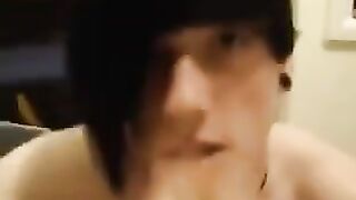 The guy is a huge fan of swallowing sperm, especially when it comes from his close friends