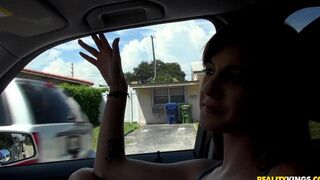 Skinny chick gets fucked by a guy who picked her up