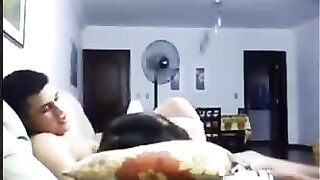 Evening on the couch is always about making love