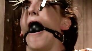 The poor girl was tied up and humiliated in a shocking act