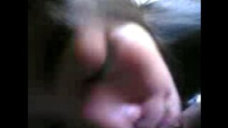 Carefully China broke the cock of her bere brother in the mouth