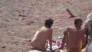 Bunch of wet pussies in the sea water, naked beauties bathing