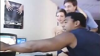 Actress fucked by two guys who loved to listen