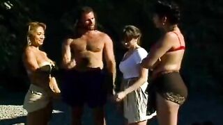 An Asian girl is fucking on the tennis court with incredible intensity