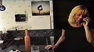 A Negro guy fucks his wife while being watched