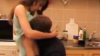 Father, being a drunk, fucked his daughter in incest