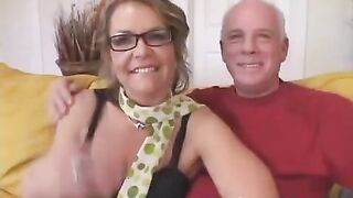 The old grandfather offered his wife to a student