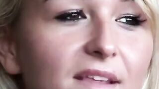 She got a dick in her ass and mouth