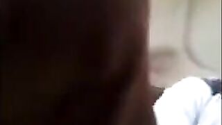 The man got his cock out and started jerking in front of the girl