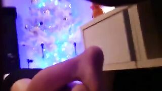 I got drunk and masturbated on the floor with my pantyhose on