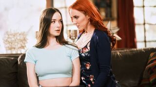 The stepmom taught her how to bring a guy to the end