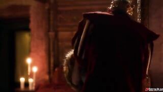 The owner of all the pods of Westeros, showcasing kinky cosplay flair