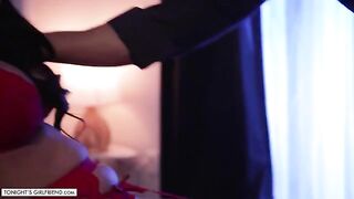 Jamie Michelle got fucked in stockings and lingerie by a cheating husband