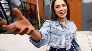 Naughty girl Selena gets fucked for money
