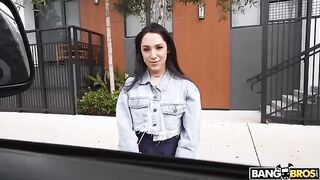Naughty girl Selena gets fucked for money