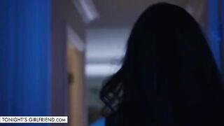 Suttin, in sexy underwear, satisfies a fan who pays for the encounter