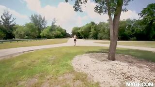 A fun day in the park turned into a passionate sex