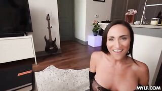 She will be covered in jizz in stunning HD quality