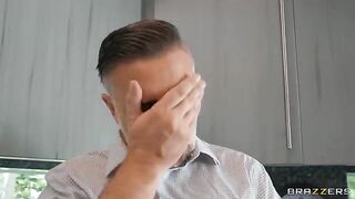 The real estate agent fucks with the client on the couch
