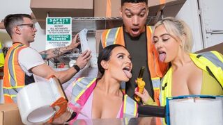 Girls just want to have fun and work for money in an orgy