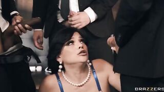 Formal Fuckfest: Mona's first time with multiple partners