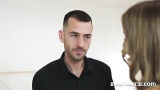 I was fucked by a sexy dance teacher in stockings