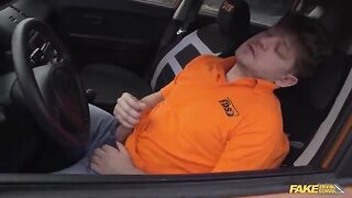Revenge for a rude driver - the nastiest blowjob in the car