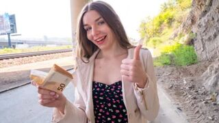 I picked up this modest girl and fucked her outdoors for pay