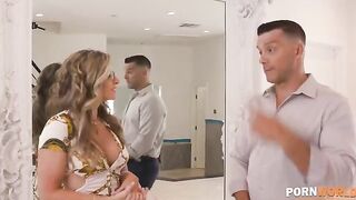 Blonde MILF Cory Chase gets her asshole gapped by horny RE agent
