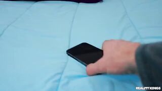 Show Me Your Nudes - a girl in sexy underwear poses for her boyfriend