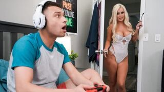 She really wants a guy's cum inside her, not just on her