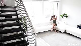 A guy thinks that stepmom is sexy and wants to fuck her