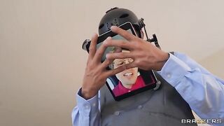 A man watches as his wife gets fucked by another man