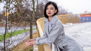 A little quiet Russian chick got fucked on the pick-up