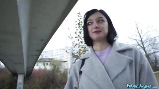 A little quiet Russian chick got fucked on the pick-up