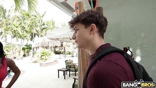 The stepson checked the series with his stepmom and then fucked her