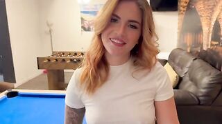 I played pool and got fucked by a redhead