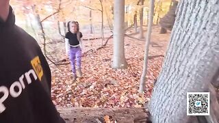 A walk in the park turns into a hot sex session