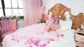 A girl is shooting for her blog about a luxurious lifestyle