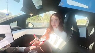 In a cybertruck, I'm going to give you a treat