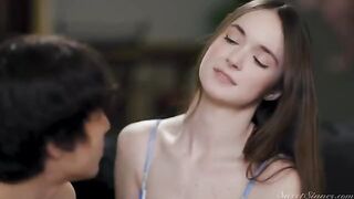 Babe’s gentle sex is like a morning dew drop, fresh and erotic