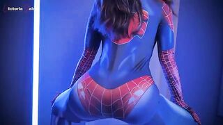 Latex lingerie cosplay for the first time, part 1