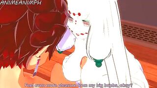 Spider Demon (Mother) from Demon Slayer gets fucked by Tanjiro in 3D uncensored action