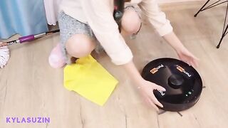 A hot Turkish girl is role playing with her hijab, showcasing her amateur side
