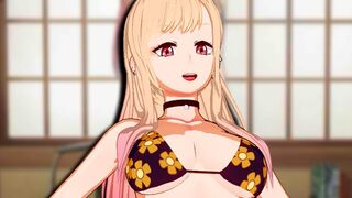 Hentai Kitagawa Marin is famous for her wild 3D animated scenes