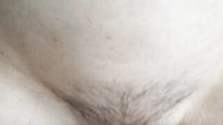 Skinny MILF with a hairy pussy begs to be fucked until she comes