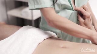 Erotic massage with happy end, oiled and sensual