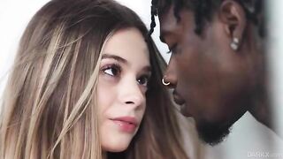 A pretty woman gets a cock into her little pussy, moaning with pleasure