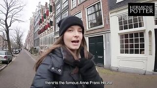 Pick up on the street and sex with a cute girl