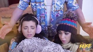 Their sweet pussies get wet and wild in a steamy scene